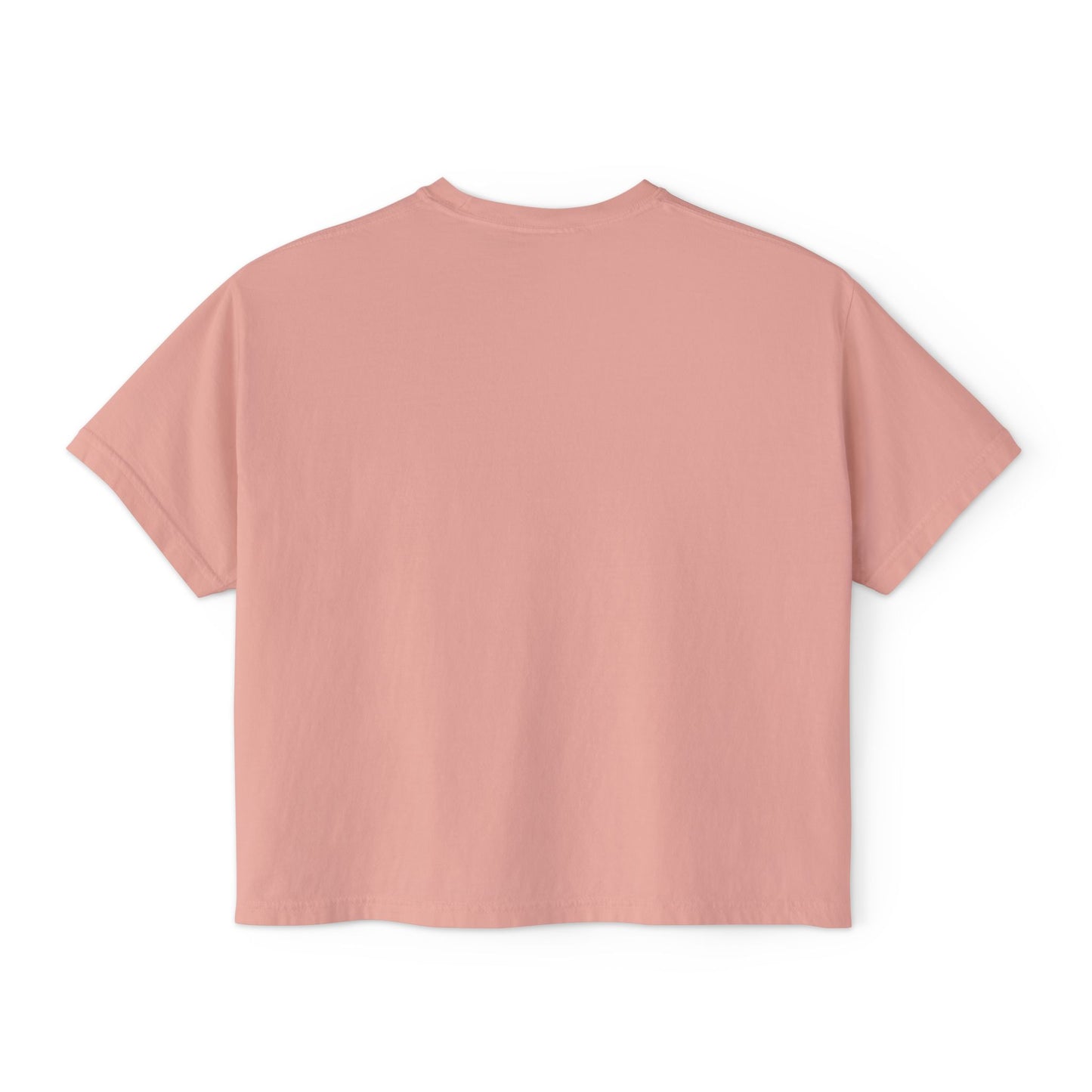 Love Boxy Tee — Women's Casual Pink Graphic Shirt
