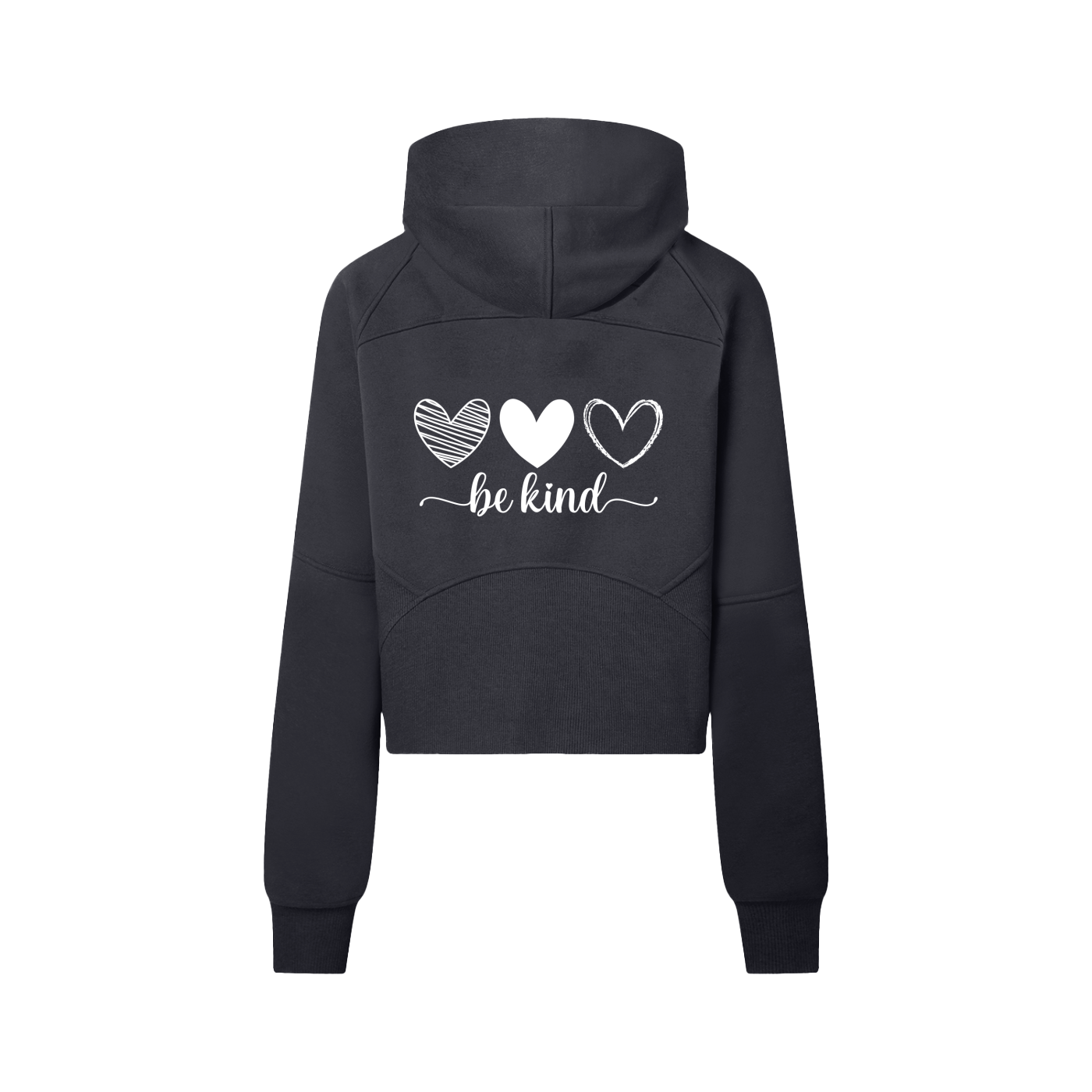 Cropped Half-Zip Hoodie